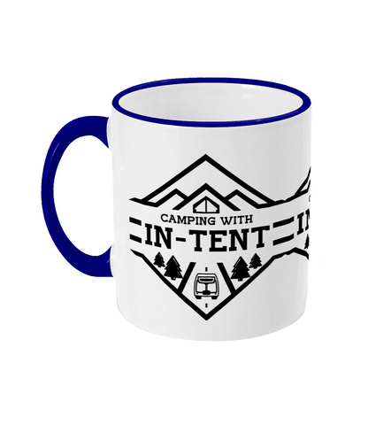 two tone Camping With Intent Mug