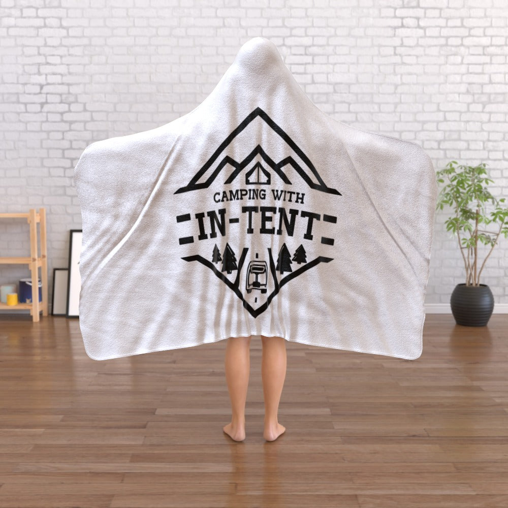 camping with intent hooded wrap around towel